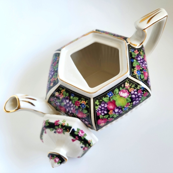 James Sadler Teapot "Bacchus" #4737 Heirloom Collection Vintage, Made in England - Picture 3 of 11